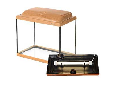 Аквариум AquaPlus (Аква Плюс) STD П60 Прямоугольный 55л 50*30*40см Дуб Со Светильником Std 1*14вт 081114  