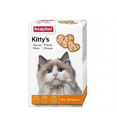 Витамины Для Кошек Beaphar (Беафар) Kitty’s Mix + Taurine, Biotin, Protein and Cheese Микс 180шт 12506
