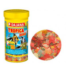 Корм Для Рыб Dajana Pet (Даяна Пет) Tropica Basic Flakes Хлопья Для Декоративных Рыб 100мл Дп-001