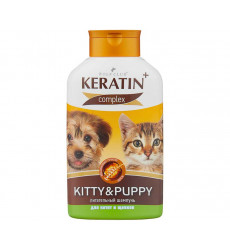 Шампунь Для Котят и Щенков Keratin+ Complex Kitty Puppy 400мл R506