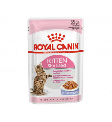 Влажный Корм Royal Canin (Роял Канин) Для Стерилизованных Котят в Желе Feline Health Nutrition Kitten Sterilised Jelly 85г