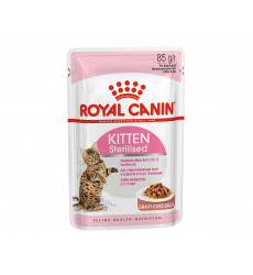 Влажный Корм Royal Canin (Роял Канин) Для Стерилизованных Котят в Соусе Feline Health Nutrition Kitten Sterilised Gravy 85г