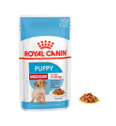 Влажный Корм Royal Canin (Роял Канин) Для Щенков Средних Пород в Соусе Medium Puppy 140г