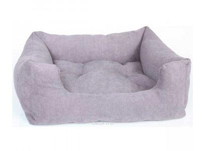 Лежак Для Собак Pride (Прайд) Резот Высокий Борт Серый 70*60*23см 10012602