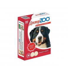 Витамины Для Собак Доктор Zoo (Доктор Зоо) Здоровье Кожи и Шерсти Биотин 90таб