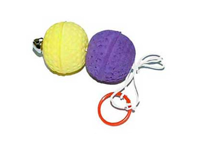 Игрушка Для Кошек Два Мячика На Резинке Поролон 2шт Spt025 