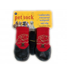 Носки Для Собак мелких Пород Водоотталкивающие Красный 4 Pet Fashion (Пет Фешн)