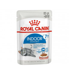 Влажный Корм Royal Canin (Роял Канин) Для Пожилых Домашних Стерилизованных Кошек Старше 7 Лет в Соусе Indoor Sterilized 7+ Gravy 85г (1*12)