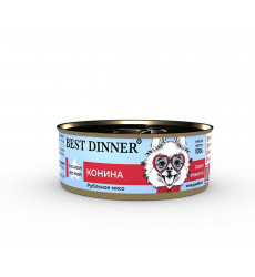 Консервы Для Собак Best Dinner (Бест Диннер) с Чувствительным Пищеварением Конина Exclusive Gastro Intestinal 100г