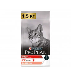 Сухой Корм Pro Plan (ПроПлан) Для Кошек Лосось Adult Salmon 1,5кг