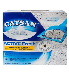 Наполнитель Catsan (Катсан) 5л-4,4кг Active Fresh