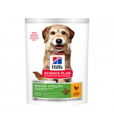 Hills (Хиллс) Science Plan Youthful Vitality Mature Adult 7+ Small & Mini Chicken Сухой Корм Для Пожилых Собак Миниатюрных и Мелких Пород Курица 250г 605265