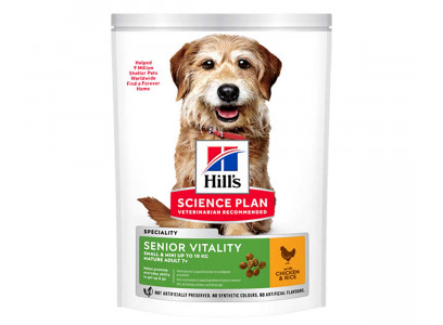 Hills (Хиллс) Science Plan Youthful Vitality Mature Adult 7+ Small & Mini Chicken Сухой Корм Для Пожилых Собак Миниатюрных и Мелких Пород Курица 250г 605265 