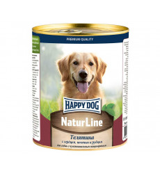 Консервы Для Собак Happy Dog (Хэппи Дог) Телятина Сердце Печень и Рубец Natur Line 970г 72234