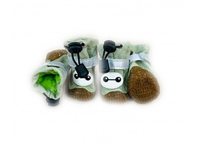 Сапожки Для Собак Миниатюрных Пород Pet Fashion (Пет Фешн) Пуговка 2 Олива