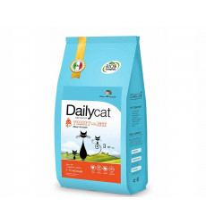 Сухой Корм Dailycat (Дэйликэт) Для Котят Индейка и Рис Kitten Turkey & Rice 3кг (1*4)