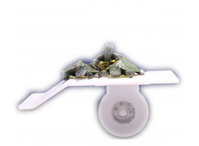 Грот Плотик Для Черепах На Присоске 14*8см Cm-S