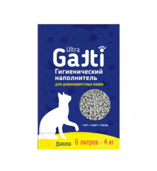Наполнитель Gatti (Гатти) Ultra Минеральный Для Длинношерстных Кошек 6л (1*4)