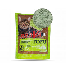 Наполнитель Brava (Брава) Тофу 5л Зеленый Чай (1*8)