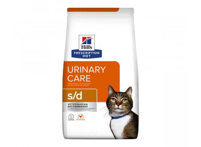 Лечебный Корм HillS (Хиллс) Для Кошек При Мочекаменной Болезни Cat 3кг S/D Urinary Курица 605897 