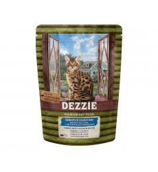 Сухой Корм Dezzie (Деззи) Для Кошек с Чувствительным Пищеварением Индейка и Курица Sensitive Digestion Cat 400г  5659120