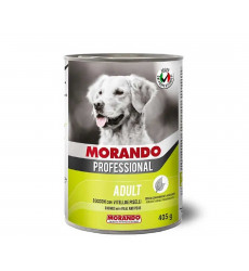 Консервы Morando (Морандо) Professional Для Собак Телятина и Горох Кусочки 405г 9523