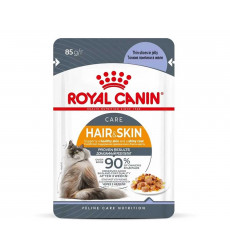 Влажный Корм Royal Canin (Ройял Канин) Желе Hair & Skin 85г (1*28)
