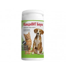 Витамины Кандивит Боун Для Собак и Кошек 50-Таблеток