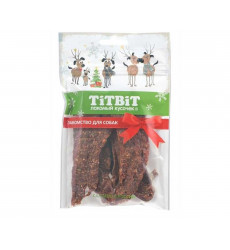 Лакомство TiTBiT (Титбит) Для Собак Джерки Мясные Из Баранины Меню От Шефа Новогодняя Коллекция 70г 