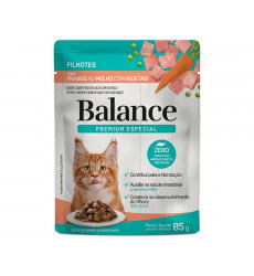 Влажный Корм Balance (Бэланс) Kitten Для Котят Курица, Морковь и Горошек в Соусе 85г (1*18) 94596