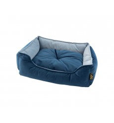 Лежанка Pride (Прайд) Велюр Прямоугольная 70*60см 10015522 Синий