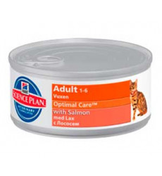 Консервы Hills (Хилс) Science Plan Optimal Care Adult Salmon Для Кошек Лосось 85г