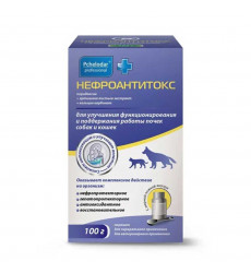 Нефроантитокс Препарат Для Собак и Кошек Для Улучшения Функционирования и Поддержания Работы Почек Пчелодар 100г Банка
