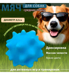 Игрушка Brava (Брава) Для Собак Мяч с Шипами 8,5см Винил 9517