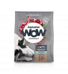Сухой Корм Alphapet (Альфапет) Wow Superpremium Для Собак Средних Пород с Чувствительным Пищеварением Ягненок Рис 7кг 52253