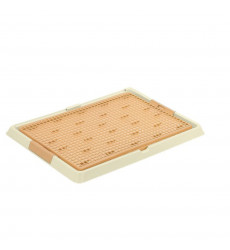 Туалет Zooone (Зооуан) Для Собак Мини с Сеткой 47*34*2 5см Бежевый P504 07