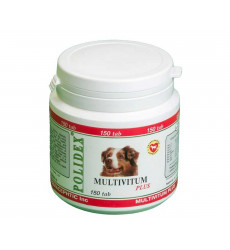 Витамины Для Собак Polidex (Полидэкс) Multivitum Plus Мультивитамин  150шт