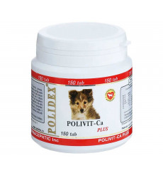 Витамины Для Собак Polidex (Полидэкс) Polivit Ca Plus Поливит 150шт