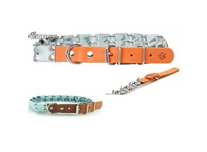 Ошейник Строгий Для Собак Средних и Крупных Пород Corex (Корэкс) 50-60см Пластинчатый 17 Звеньев Регулируемый 20609