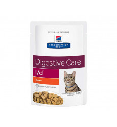 Hills (Хиллс) Prescription Diet I/D Digestive Care Лечебный Влажный Корм Для Кошек Для Профилактики Заболеваний Желудочно-Кишечного Тракта (ЖКТ) Курица 85г