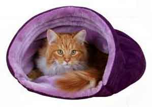Лежак-Пещера Trixi (Трикси) My Kitty Darling Для Кошки 25*25*50см 36908 Фиолетовый
