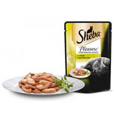 Влажный Корм Sheba (Шеба) Pleasure Для Кошек Утка с Цыпленком 85г (1*24) 