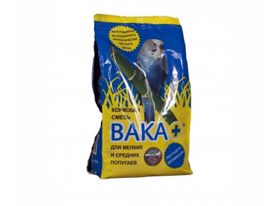 Корм Вака Плюс Для Мелких и Средних Попугаев 500г (1*10)  