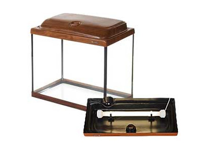 Аквариум AquaPlus (Аква Плюс) STD П60 Прямоугольный 55л 50*30*40см Орех Со Светильником Std 1*14вт 081145  