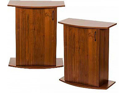 Подставка Под Аквариум 70л AquaPlus (АкваПлюс) 60 STD Ф70 61*31*71см Орех Фигурная с Дверкой ДСП 146264  