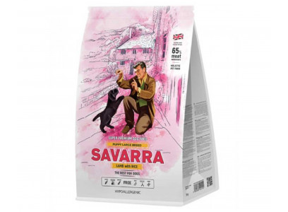 Сухой Корм Savarra (Саварра) Для Щенков Крупных Пород Ягненок и Рис Puppy Large Breed Lamb and Rice 3кг 5649011 