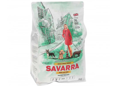 Сухой Корм Savarra (Саварра) Для Собак Мелких Пород Утка и Рис Adult Dog Small Breed Duck and Rice 3кг 5649021  