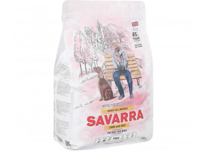 Сухой Корм Savarra (Саварра) Для Собак Всех Пород Ягненок и Рис Adult All Breeds Lamb and Rice 3кг 5649051 