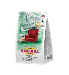 Сухой Корм Savarra (Саварра) Для Домашних Кошек Утка и Рис Indoor Adult Cat Duck And Rice 2кг 5649131 