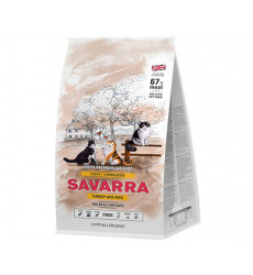 Сухой Корм Savarra (Саварра) Для Стерилизованных Кошек и Кошек с Избыточным Весом Индейка и Рис Light Sterilized Turkey and Rice 400г 5649150 